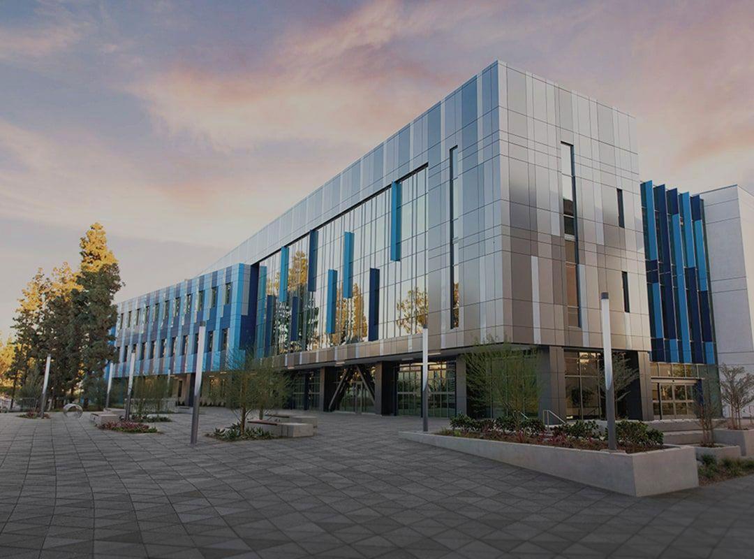 Commercial building with sustainable materials